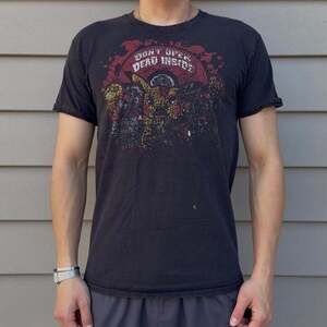 Vintage Pokémon Graphic T-Shirt, Zombie 'Don't Open Dead Inside' Pikachu Tee, Si